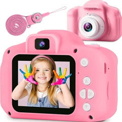 Детский фотоаппарат - детская камера, розовая, FantasyHome kaina ir informacija | Игрушки для девочек | 220.lv