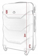 Čemodānu komplekts 3 in 1 62L un 35L цена и информация | Чемоданы, дорожные сумки  | 220.lv