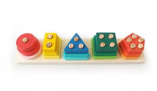 Happy Kiddo koka puzle mazajiem cena un informācija | Attīstošās rotaļlietas | 220.lv