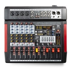 PDM-T604 Сценический микшер 6-канальный DSP/MP3 цена и информация | DJ пульты | 220.lv