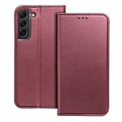 Atverams maciņš Smart Magneto, Samsung S23 Plus, Bordo cena un informācija | Telefonu vāciņi, maciņi | 220.lv