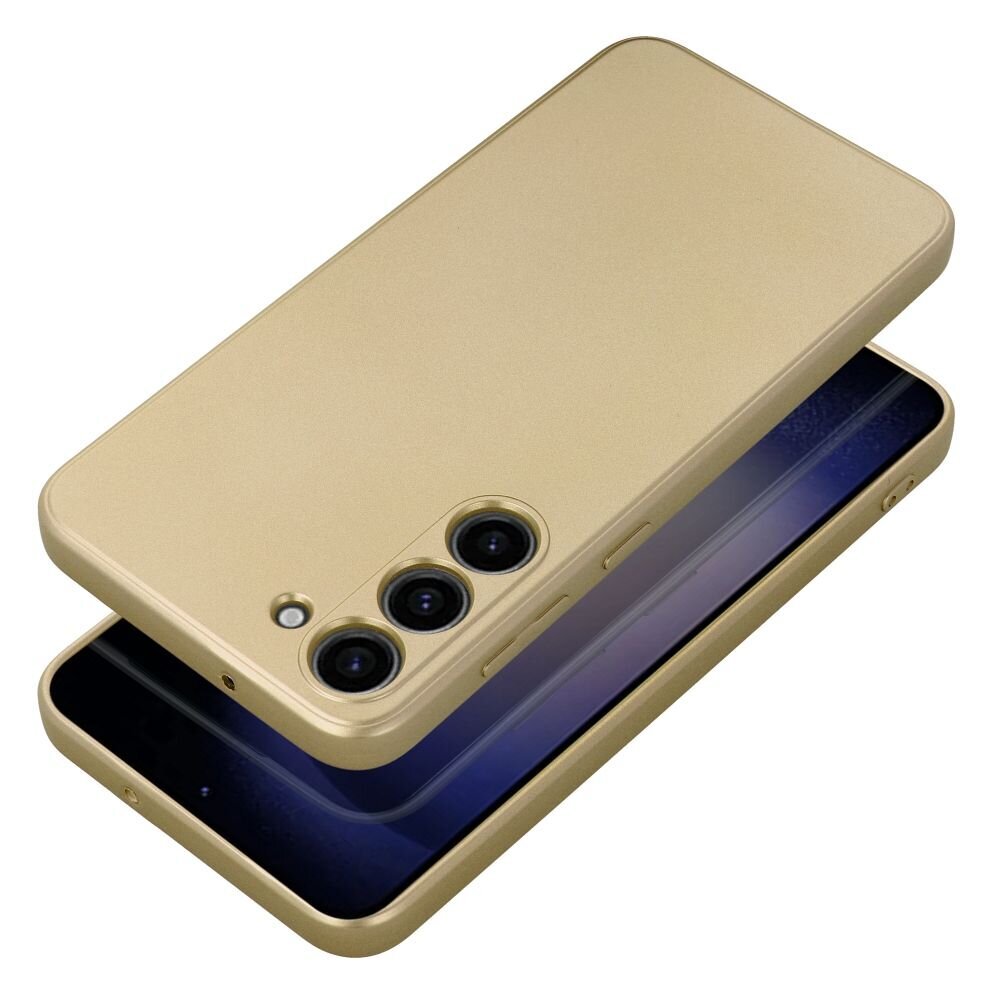 Metallic korpuss Samsung Galaxy S23 Plus, zelta cena un informācija | Telefonu vāciņi, maciņi | 220.lv