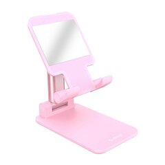 Orico MPHJ-PK-BP phone stand with mirror (pink) cena un informācija | Auto turētāji | 220.lv