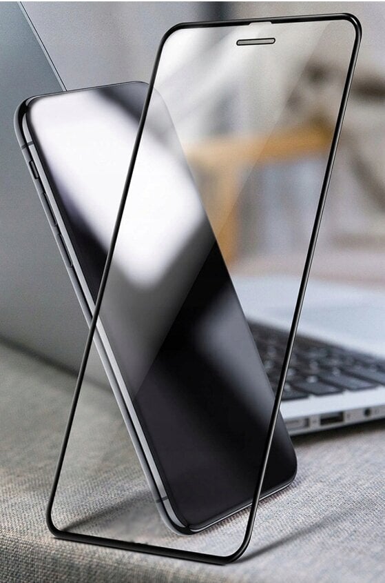 Rūdīts stikls iPhone 14 Pro Max - 10D Full цена и информация | Ekrāna aizsargstikli | 220.lv