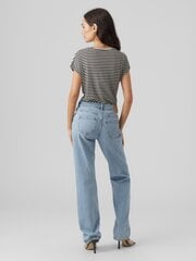 Vero Moda женская футболка 10284469*01, черный/белый 5715366120518 цена и информация | Футболка женская | 220.lv