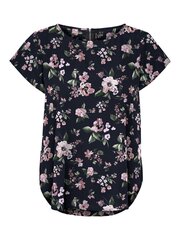 Vero Moda sieviešu blūze 10286092*01, tumši zils/rozā 5715367426794 цена и информация | Женские блузки, рубашки | 220.lv