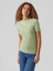 Vero Moda sieviešu T-krekls 10231753*06, salātu zaļš/Reseda 5715366877627 цена и информация | Женские футболки | 220.lv