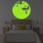 Glow in the Dark Moon Vinila uzlīme atstarojoša uzlīme interjera dekors — 120 x 120 cm цена и информация | Dekoratīvās uzlīmes | 220.lv