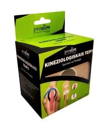 Kinezioloģiskais teips PUNCH ProSlim/T-active 5cm x 5m - Gaiši Zils cena un informācija | Ķermeņa daļu fiksatori | 220.lv