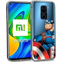 Telefona vāciņš Cool American Captain priekš Xiaomi Redmi Note 9 cena un informācija | Telefonu vāciņi, maciņi | 220.lv