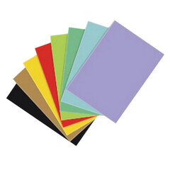 Цветная бумажная каскад, A1 (64 x 90 см), 225 г/м2, 1 лист, желтый (№ 56), пакет 4 шт. цена и информация | Тетради и бумажные товары | 220.lv