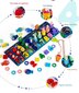 Izglītojoši attīstošā spēle; Montessori puzle; Dari pats (DIY) spēle; Montessori matching board CSDW-011, 95 gab. cena un informācija | Attīstošās rotaļlietas | 220.lv