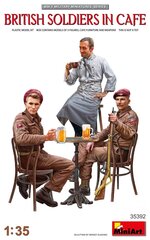 Līmējošais modelis MiniArt 35392 British Soldiers in Cafe 1/35 cena un informācija | Līmējamie modeļi | 220.lv