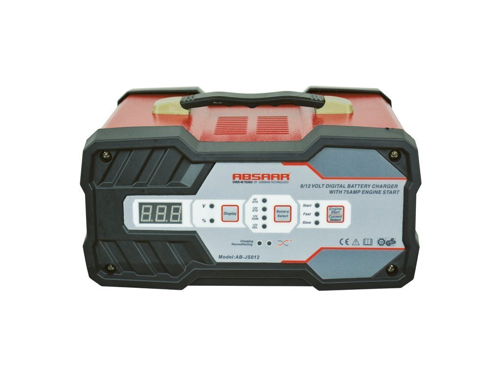 Automātiskais akumulatora lādētajs un starteris ABSAAR 6V/12V 12A AB-JS012 cena un informācija | Akumulatoru lādētāji | 220.lv