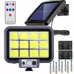 Lampa ar saules bateriju un 144 LED COB цена и информация | Уличное освещение | 220.lv