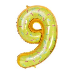 Фольгированный шар номер 9 для вечеринки и развлечения 42 дюйма (105 см) цена и информация | Шарики | 220.lv