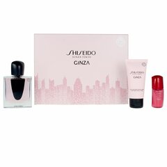 Набор shiseido ginza для женщин: парфюмированная вода EDP, 50 мл + лосьон для тела, 50 мл + сыворотка, 10 мл цена и информация | Женские духи | 220.lv