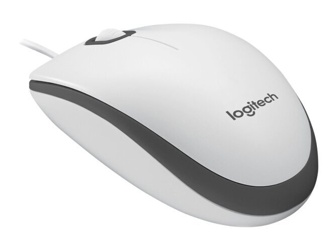 Logitech M10 (910-006652), balts cena un informācija | Peles | 220.lv