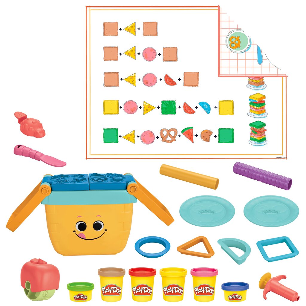 PLAY-DOH Sākuma komplekts "Piknika formas" cena un informācija | Attīstošās rotaļlietas | 220.lv