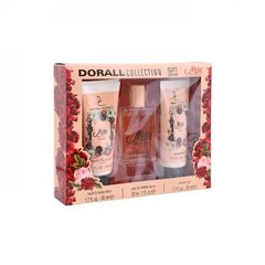 Dorall Miss Blossom komplekts sievietēm - roku un ķermeņa losjons 50 ml + tualetes ūdens 30 ml + dušas želeja 50 ml cena un informācija | Sieviešu smaržas | 220.lv