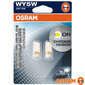 Osram lemputė T10, WY5W, 5W, W2.1x9.5d Diadem chrome, 2vnt, Blist. cena un informācija | Auto spuldzes | 220.lv