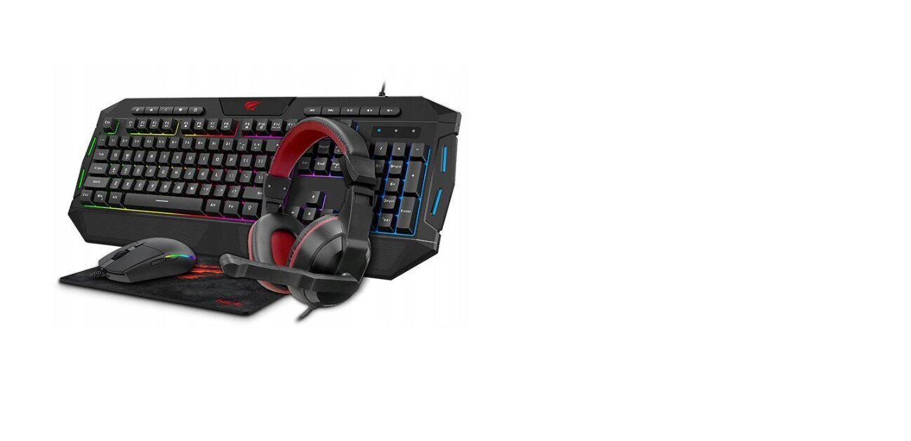 Havit KB501CM Gaming Combo cena un informācija | Klaviatūras | 220.lv