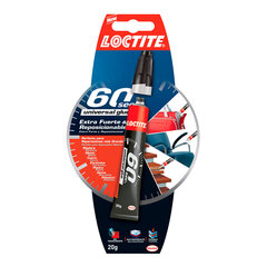 Клей Loctite 60 sec. 20 g цена и информация | Клей | 220.lv