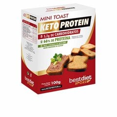 Grauzdēta maize Keto Protein Mini Proteīns (100 g) цена и информация | Функциональные продукты питания (суперфуд) | 220.lv