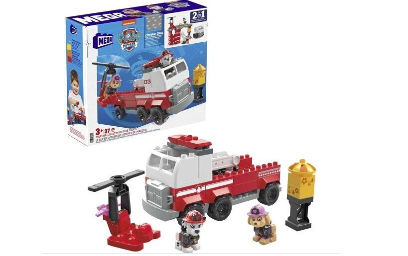 Celtniecības rotaļlieta Paw Patrol Mega Bloks HHN05 цена и информация | Rotaļlietas zēniem | 220.lv