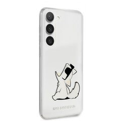 Karl Lagerfeld PC|TPU Choupette Eat Case for Samsung Galaxy S23 Transparent цена и информация | Чехлы для телефонов | 220.lv