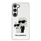 Karl Lagerfeld IML Glitter Karl and Choupette NFT Case for Samsung Galaxy S23 Transparent cena un informācija | Telefonu vāciņi, maciņi | 220.lv