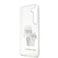 Karl Lagerfeld IML Glitter Karl and Choupette NFT Case for Samsung Galaxy S23 Transparent cena un informācija | Telefonu vāciņi, maciņi | 220.lv