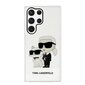 Karl Lagerfeld IML Glitter Karl and Choupette NFT Case for Samsung Galaxy S23 Ultra Transparent цена и информация | Telefonu vāciņi, maciņi | 220.lv