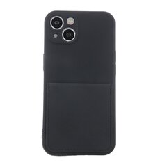 Fusion Card Case silikona aizsargapvalks Apple iPhone 14 Plus melns цена и информация | Чехлы для телефонов | 220.lv