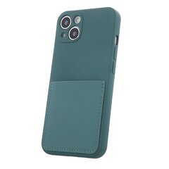 Fusion Card Case silikona aizsargapvalks Apple iPhone 14 Pro Max zaļš цена и информация | Чехлы для телефонов | 220.lv