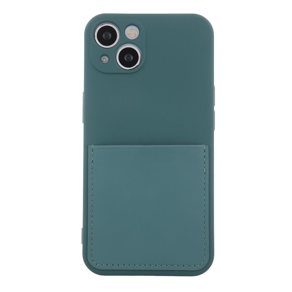 Fusion Card Case silikona aizsargapvalks Samsung A526 | A525 | A528 Galaxy A52 5G | A52 4G | A52s zaļš цена и информация | Telefonu vāciņi, maciņi | 220.lv