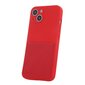 Fusion Card Case silikona aizsargapvalks Apple iPhone 11 sarkans cena un informācija | Telefonu vāciņi, maciņi | 220.lv