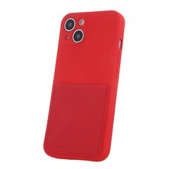 Fusion Card Case прочный силиконовый чехол для Apple iPhone 14 Pro красный цена и информация | Чехлы для телефонов | 220.lv