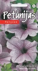Петуния многоцветковая Бригитта F1 цена и информация | Семена цветов | 220.lv