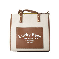 Sieviešu Rokassoma Lucky Bees 376-BROWN Pelēks (30 x 28 x 13 cm) 12131095 cena un informācija | Sieviešu somas | 220.lv