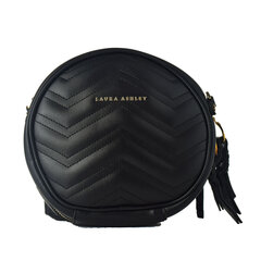 Sieviešu Rokassoma Laura Ashley A12-C01-BLACK Melns (19 x 19 x 9 cm) 12131081 cena un informācija | Sieviešu somas | 220.lv