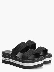 Sieviešu iešļūcenes CALVIN KLEIN JEANS Flatform Twostraps 573151042 cena un informācija | Iešļūcenes, čības sievietēm | 220.lv