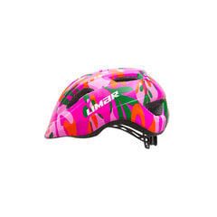 Велошлем детский Kid Pro M Pink Foliage, 50-56 см цена и информация | Шлемы | 220.lv