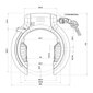 Rāmja bloķēšanas AXA Imenso Large цена и информация | Velo slēdzenes | 220.lv
