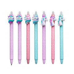 Automātiski berzēta pildspalva Colorin Unicorn, dažādas krāsas, 0,5 mm pakotnes 36 gab. cena un informācija | Rakstāmpiederumi | 220.lv
