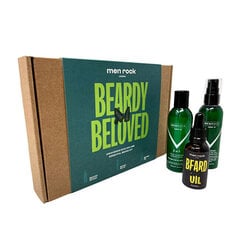 Набор Men Rock Sicilian Lime Beard Kit: шампунь для бороды, 100 мл + бальзам для бороды, 100 мл + масло для бороды, 30 мл цена и информация | Косметика и средства для бритья | 220.lv