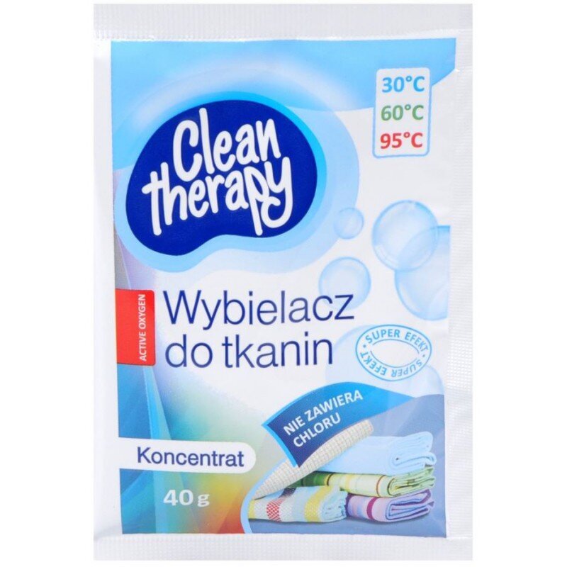 Ravi clean theraphy baltu audumu balinātājs koncentrāts 40g cena un informācija | Veļas mazgāšanas līdzekļi | 220.lv