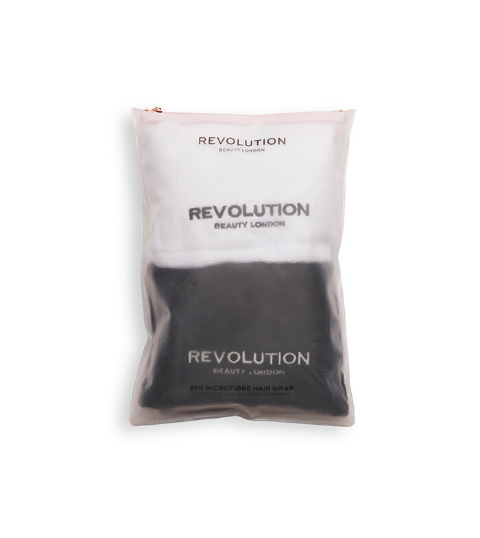 Matu dvielis Revolution Haircare Elastic Microfibre, 2 gab. cena un informācija | Matu aksesuāri | 220.lv