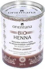 Matu krāsa Orientana Bio Henna Hazelnut, 100 g цена и информация | Краска для волос | 220.lv