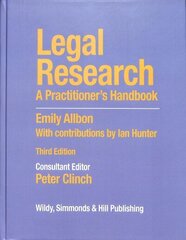 Legal Research: A Practitioner's Handbook 3rd Revised edition цена и информация | Книги по экономике | 220.lv